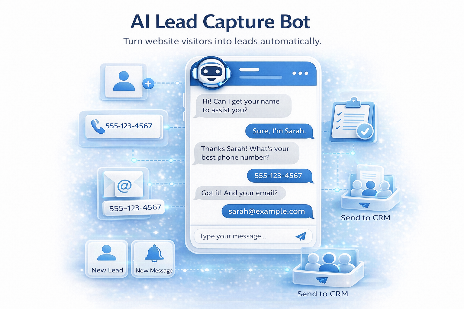 AI lead capture bot example