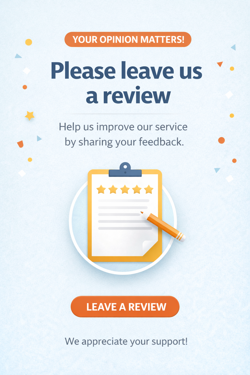 Review Requests example preview